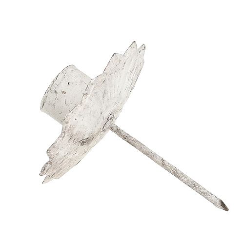 Floristik24 Bougeoir conique à coller Ø7cm crème 4 pièces