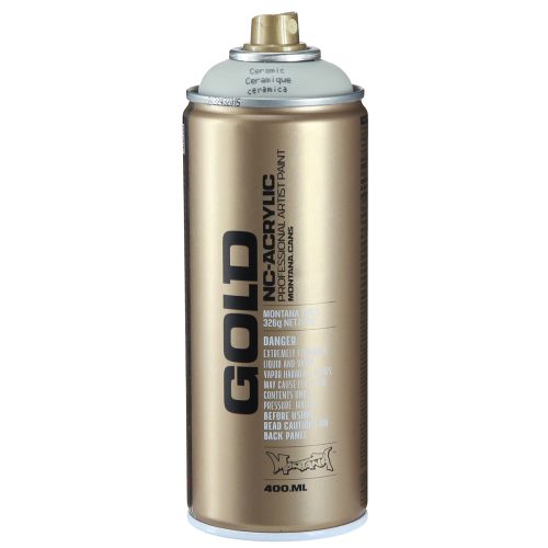 Article Peinture en aérosol céramique acrylique Montana Gold 400 ml
