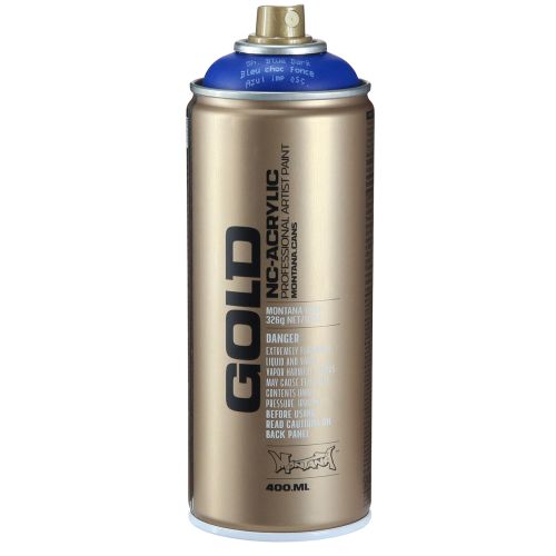 Article Peinture en aérosol bleu mat Montana Gold 400 ml