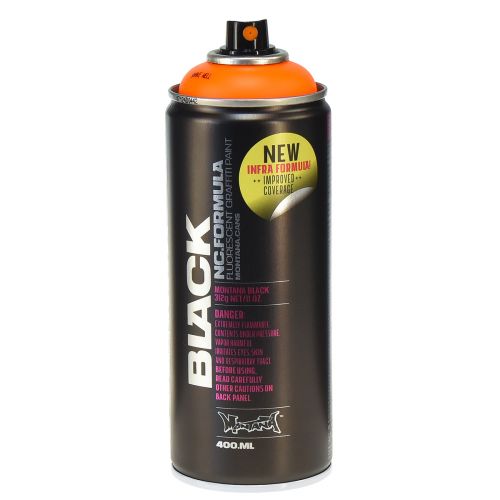 Article Bombe de peinture en spray peinture lumineuse graffiti orange 400ml