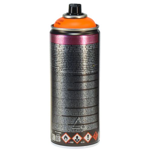 Article Bombe de peinture en spray peinture lumineuse graffiti orange 400ml