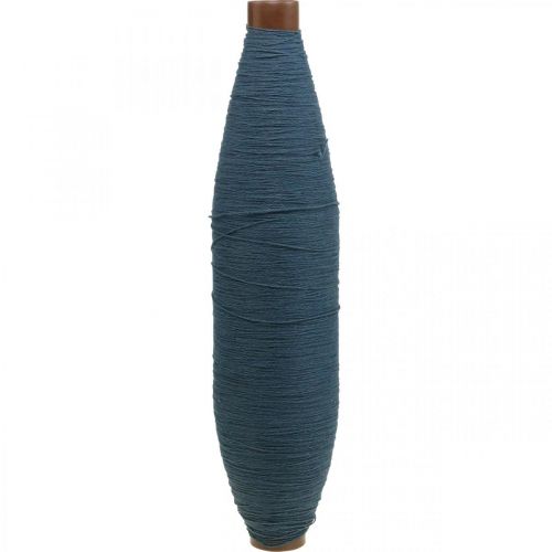 Fil sur bobine, ficelle, bleu, Ø2mm