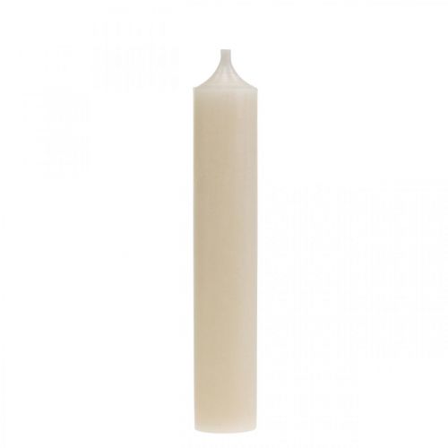 Bougie conique blanc crème bougie décoration 120mm / Ø21mm 6pcs