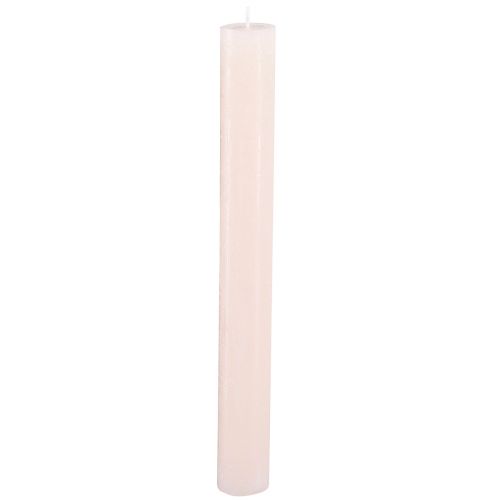 Article Bougies unies bougies bâton roses rose clair 34x300mm 4 pcs