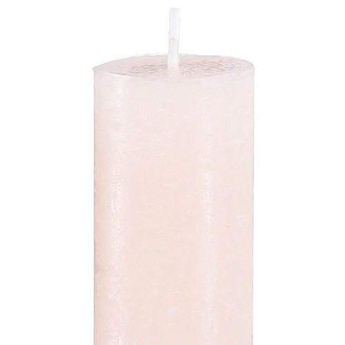 Article Bougies unies bougies bâton roses rose clair 34x300mm 4 pcs