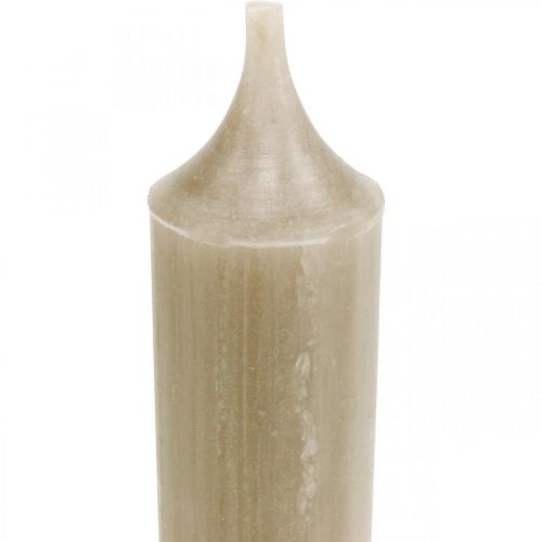 Article Bougies en bâton bougies marron bougie décoration automne Ø21/170mm 6 pcs