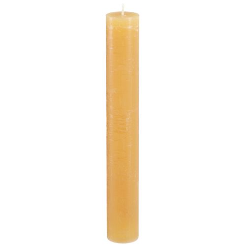 Floristik24 Bougies coniques bougies de couleur unie miel 34x240mm 4 pcs