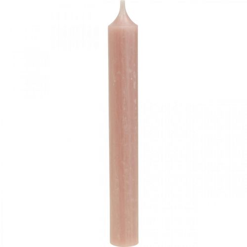 Floristik24 Bougies en bâton bougies roses décoration de bougie bohème Ø21/170mm 6 pcs