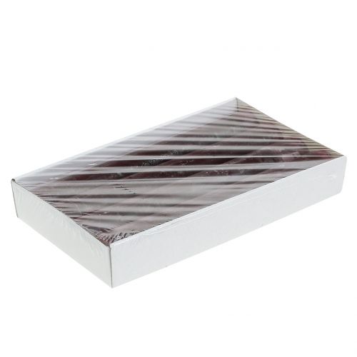 Floristik24 Bougies coniques de couleur unie bordeaux 34mm x 300mm 4 pcs