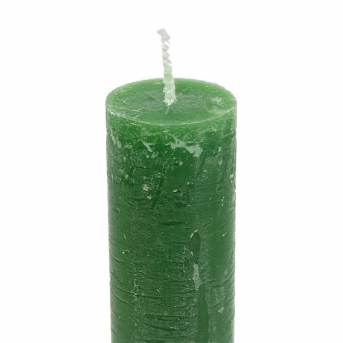 Bougies Coniques Vert Olive - Lot De 12 - Hauteur 30 Cm, Diamètre 2,2 Cm - Pour Restaurant, Décoration, Ambiance