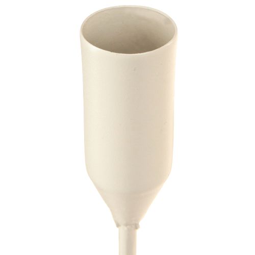 Article Bougeoir conique 6 bougies bougeoir gris Ø20cm H31cm