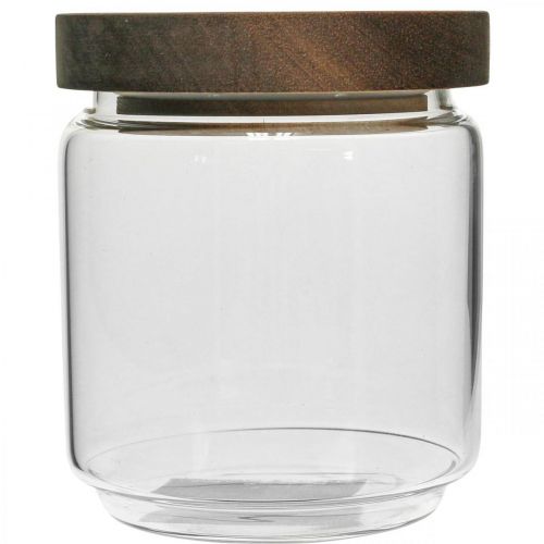 Article Bougeoir verre Bougeoir tige décoration verre H11cm Ø9cm
