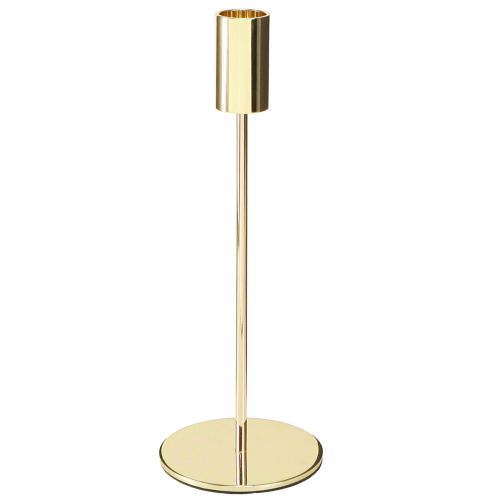 Bougeoir moderne en métal doré 21,5 cm 4 pièces