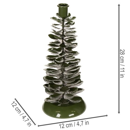 Chandelier Sapin en Métal Vert