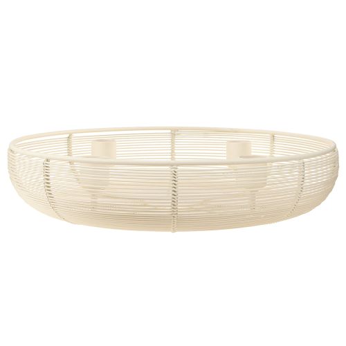 Article Bougeoir pour 4 bougies, coupe à bougie crème Ø29cm