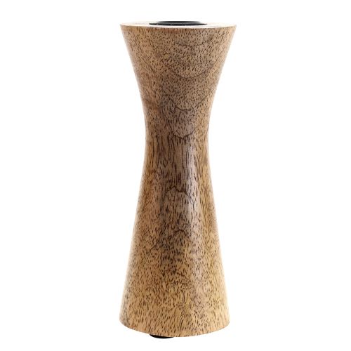 Article Bougeoir bâton bougeoir en bois naturel Ø6cm H20cm