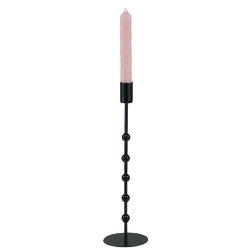 Article Bougeoir bâton bougeoir en métal noir H30cm