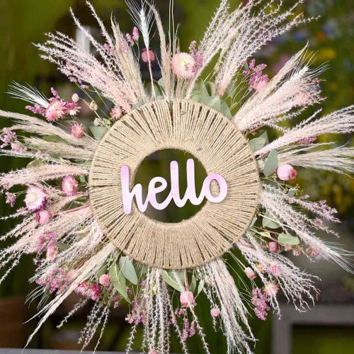 Floristik24 Statice, Lavande de Mer, Fleur Séchée, Bouquet de Fleurs Sauvages Rose L52cm 23g