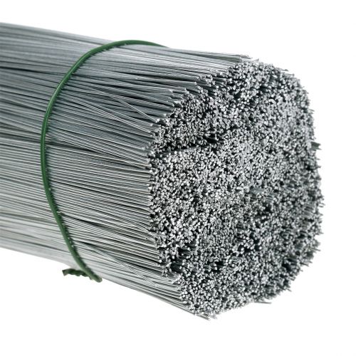 Fil à épingler, fil d&#39;argent galvanisé Ø0.4mm L180mm 1kg