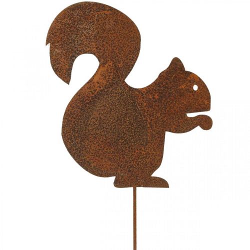 Bouchon de jardin patine écureuil bouchon décoratif 20cm