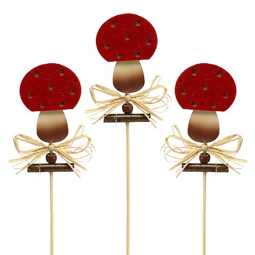 Article Amanite mouche 7cm L33,5cm 16 pièces