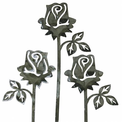 Clous en métal rose gris argent, métal lavé blanc 20cm × 8cm 12pcs