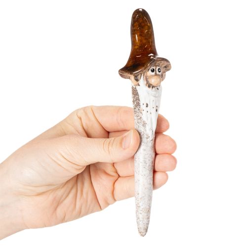 Figurine décorative de nain de jardin pour pots de fleurs, 16 cm, lot de 2 | Floristik24.fr