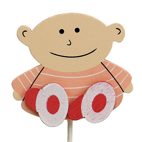 Article Plug Bébé 5cm L25cm Rose 20 pcs