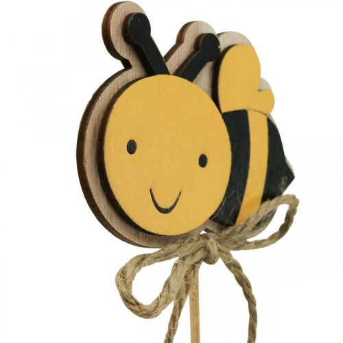 Bouchon d&#39;abeille bouchon de fleur décoration d&#39;abeille en bois 8cm/32cm 12pcs