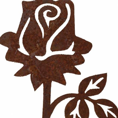 Floristik24 Cheville métal métal patine rose 20cm × 8cm 12pcs