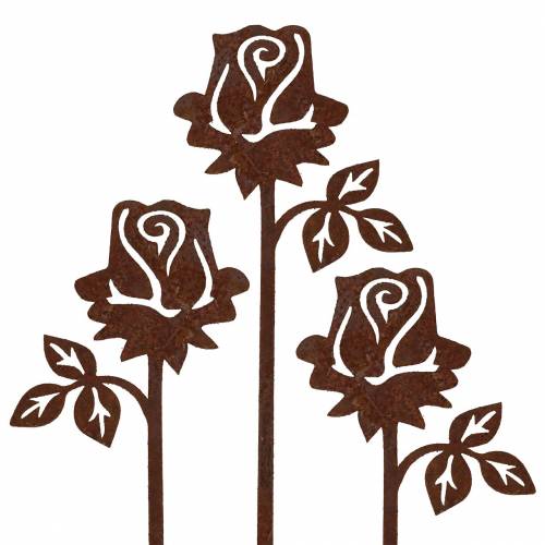 Cheville métal métal patine rose 20cm × 8cm 12pcs