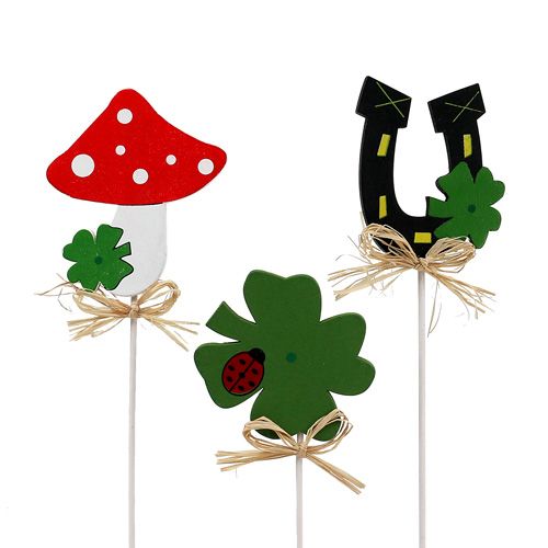Floristik24 Connecteur avec symbole porte-bonheur 6,5-8cm 12pcs