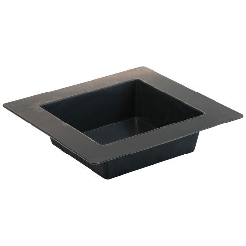 Floristik24 Plateau pour composition florale Carré Anthracite 25×25cm