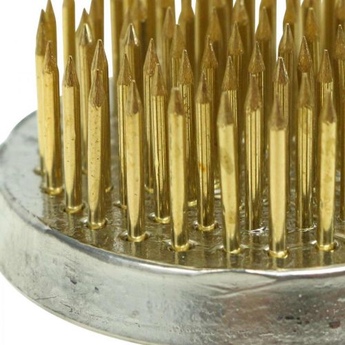Article Pique-fleurs Kenzan pour ikebana Laiton Rond Ø 40mm