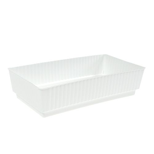 Article Barquette à mousse florale Plateau blanc 15×8×4cm 10pcs