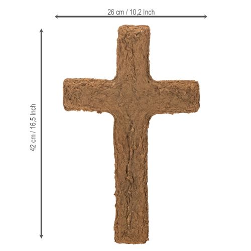 Article Mousse florale OASIS® Renewal® Biolit® en croix 42 cm, pour compositions funéraires, lot de 2
