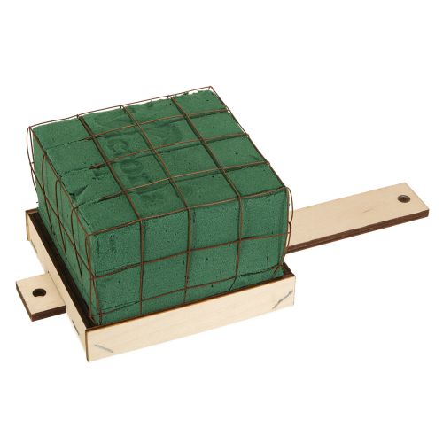 Brique en mousse florale Florette Eco avec bois 10×10cm