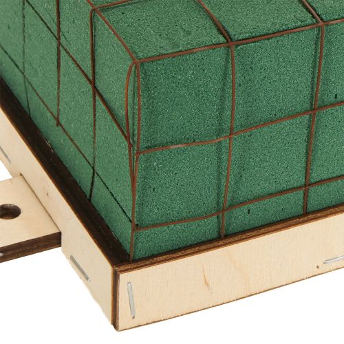 Article Base en brique de mousse florale en bois Florette Eco 12×10cm