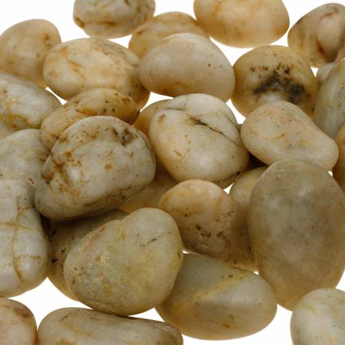 Floristik24 Crème naturelle galets de rivière 2-4cm 1kg