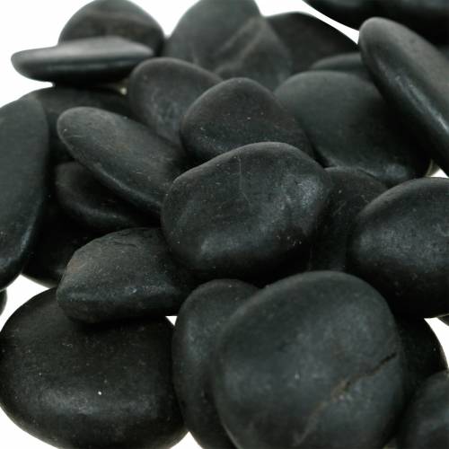 Article Galets de rivière naturel noir 2-3cm 1kg