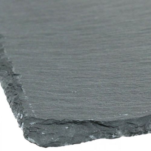 Article Ardoise naturelle, plateau en pierre, ardoise anthracite 45×30cm