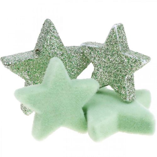 Article Décoration à parsemer Étoiles de Noël étoiles à parsemer vert Ø4/5cm 40p