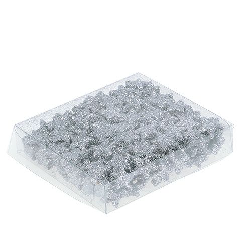 Article Star Glitter 1,5cm à saupoudrer argent 144pcs
