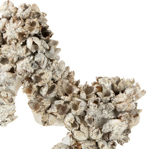Article Etoile à suspendre décoration de Noël blanche, pailletée Ø15cm