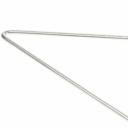 Floristik24 Déco étoile argent 40cm 4pcs