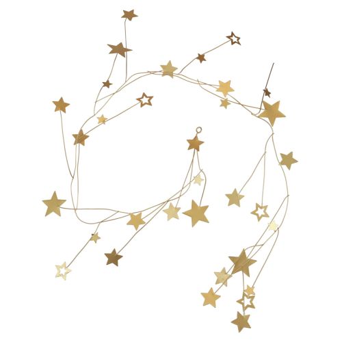 Article Cintre décoration étoile Noël métal doré 85cm