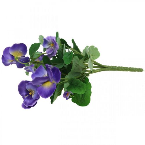 Floristik24 Pensée artificielle violette fleur artificielle pré fleur 30cm