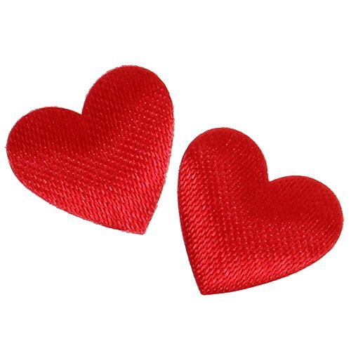 Article Coeur en tissu à disperser rouge 800 pièces