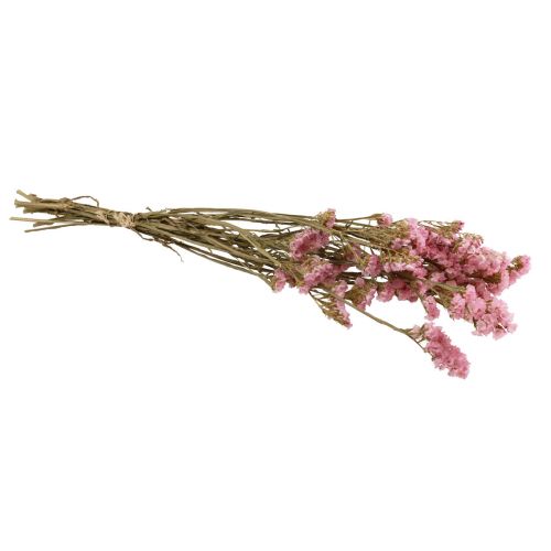 Floristik24 Fleurs Séchées Lilas Rose Limonium Plage 60cm 50g