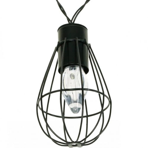 Floristik24 LED solaire guirlande lumineuse décoration de jardin noir 350cm 8LED